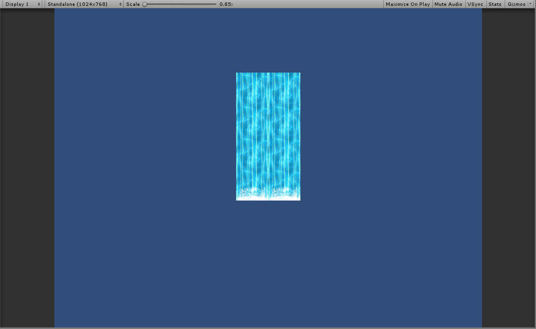 Example: Game view, painted with the Group Brush.