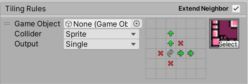 Rule Tile with Animation Output.